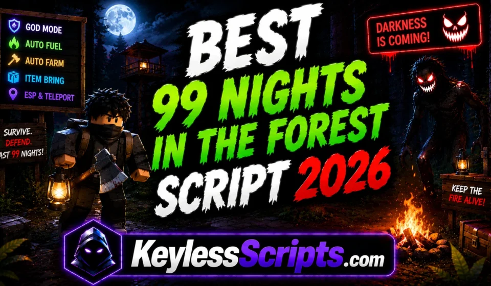Best 99 Nights in the Forest Script 2026, Auto Fuel, Keyless