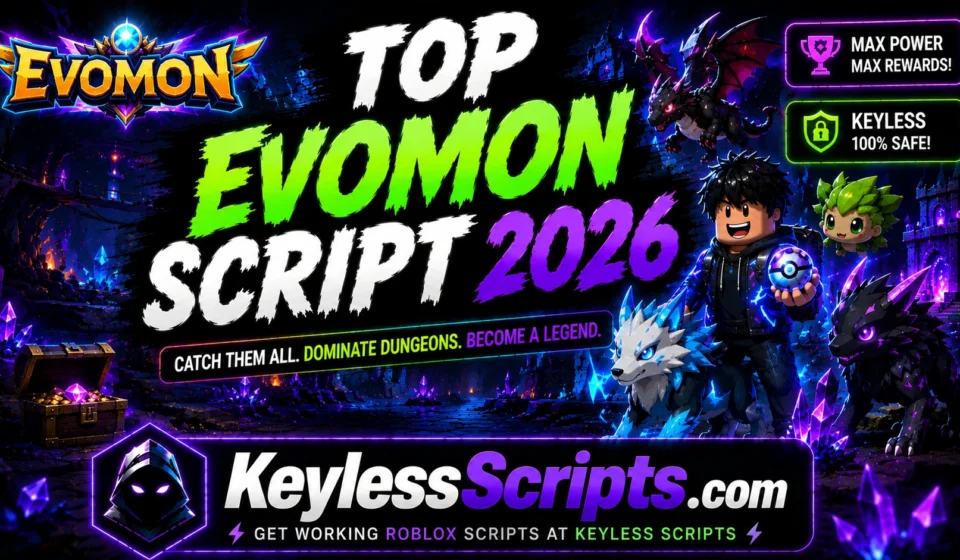 Top Evomon Script 2026, Auto Catch, Auto Dungeon Setup