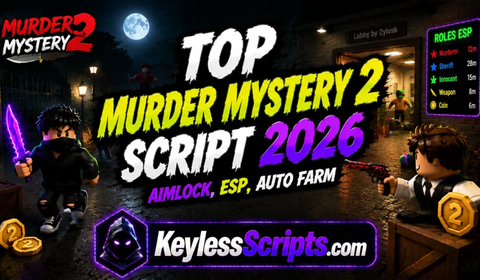 Top Murder Mystery 2 Script 2026, Aimlock, Ethos Hub Setup