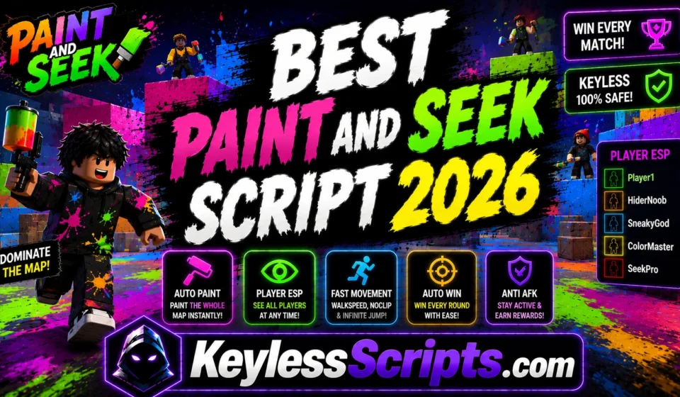 Top Paint and Seek Script 2026, Auto Paint, Keyless ESP