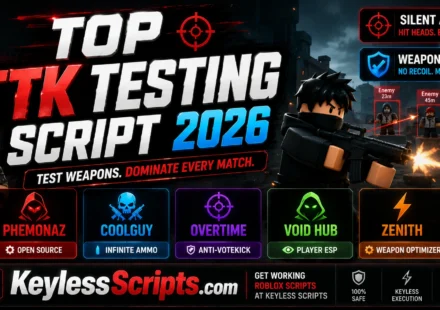 Top TTK Testing Script 2026, Silent Aim, Weapon Mods