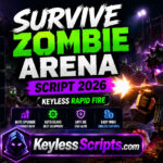 Best Survive Zombie Arena Script 2026, Keyless Rapid Fire