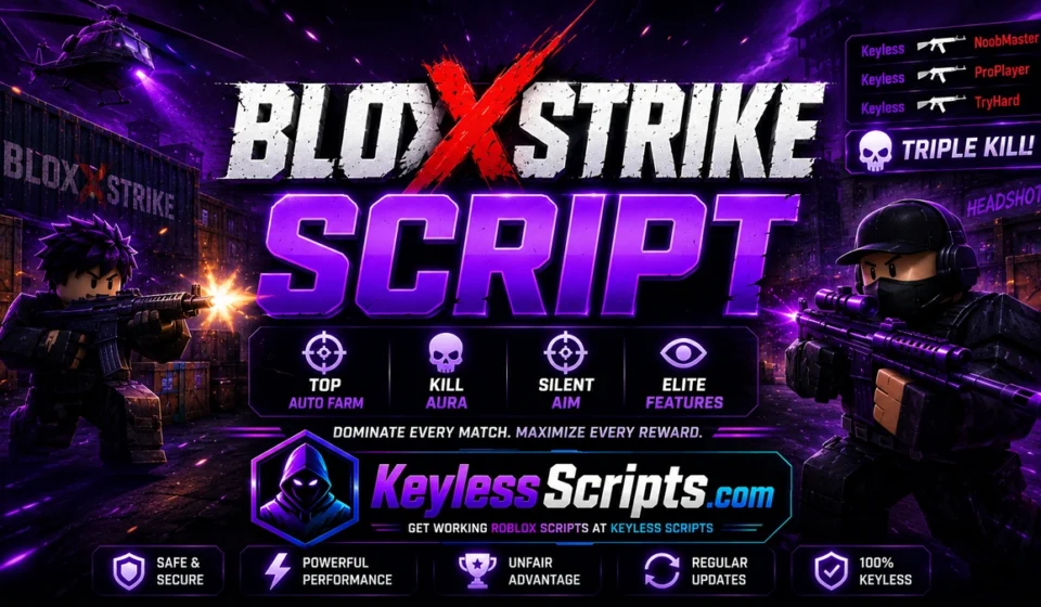 BloxStrike Script Top Auto Farm, Kill Aura, Silent Aim Elite Features 2026