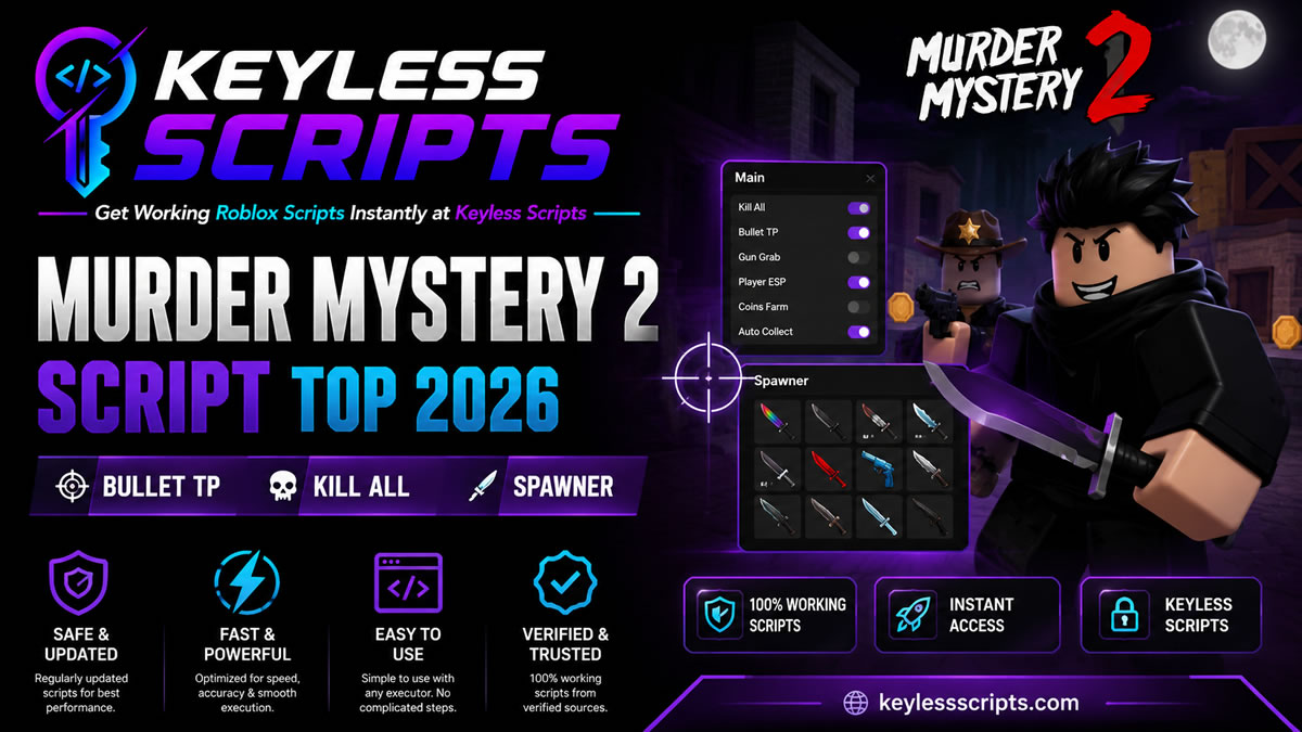 Murder Mystery 2 Script Top 2026 Bullet TP, Kill All, Spawner 4 Murder Mystery 2 Script Top 2026 Bullet TP, Kill All, Spawner