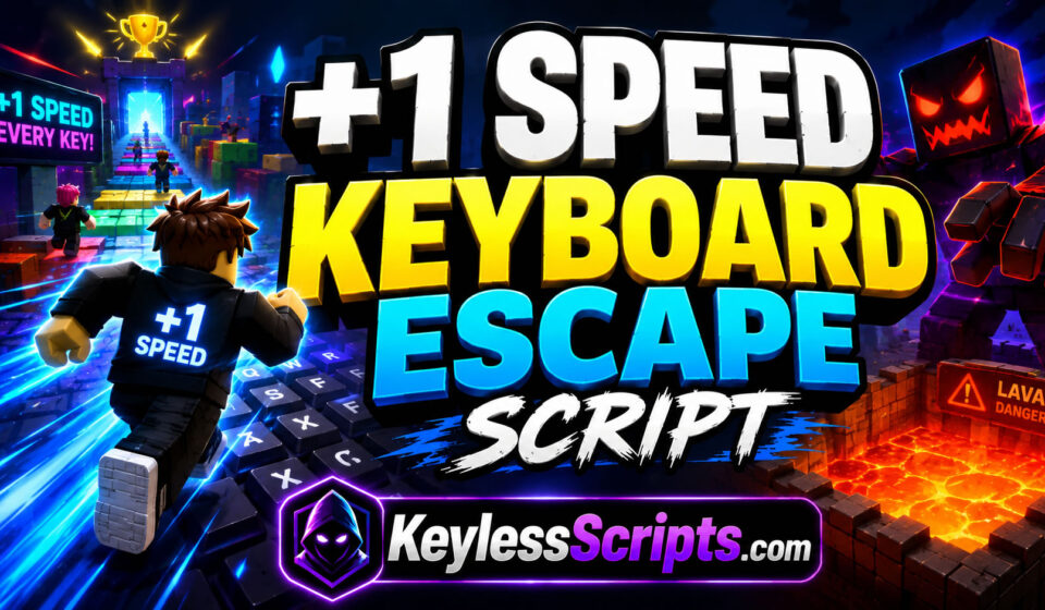 Top +1 Speed Keyboard Escape Script 2026, Auto Win Setup