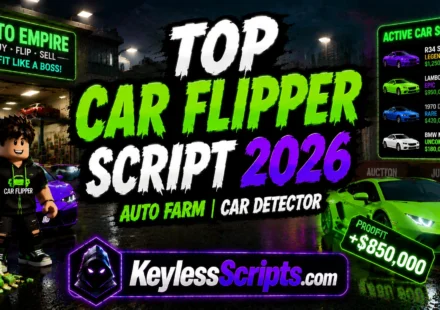 Top Car Flipper Script 2026, Auto Farm, Car Detector