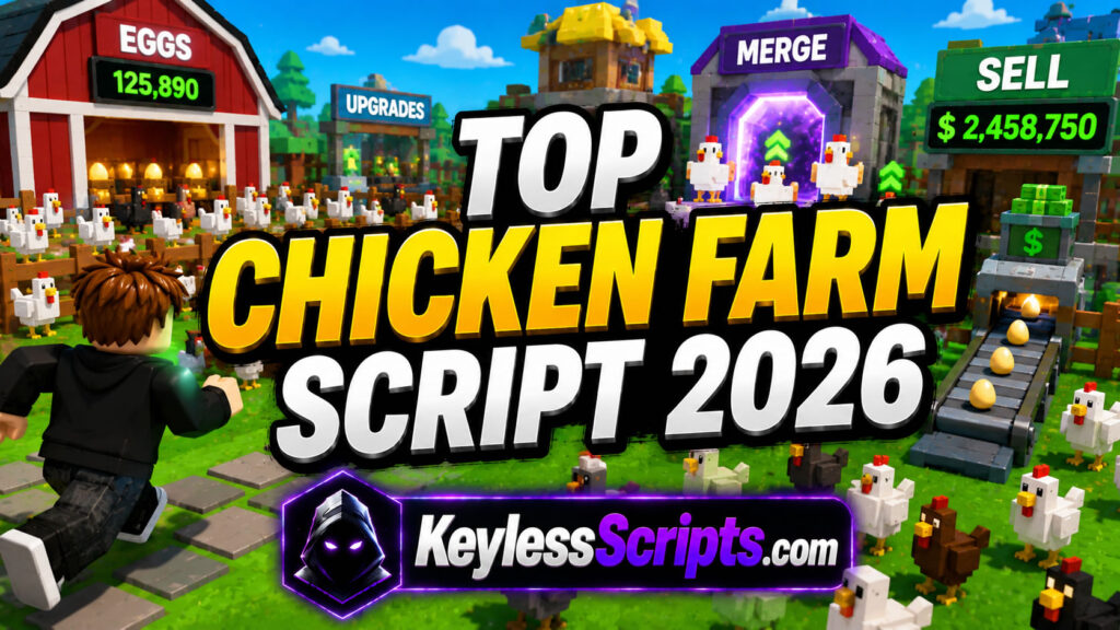 Top Chicken Farm Script 2026, Auto Merge, Auto Collect