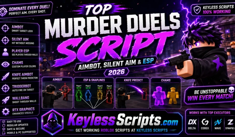 Top Murder Duels Script Aimbot, Silent Aim 2026