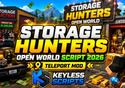 Top Storage Hunters: Open World Script 2026, Teleport Mod