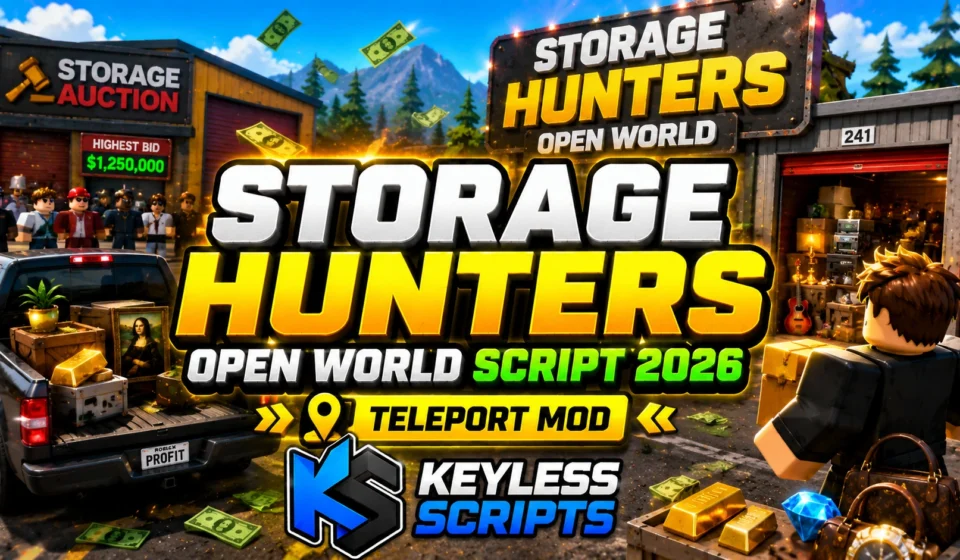 Top Storage Hunters: Open World Script 2026, Teleport Mod
