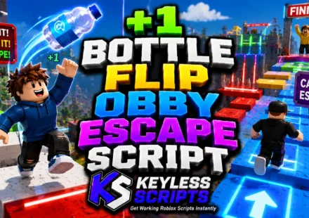 Best 5 +1 Bottle Flip Obby Escape Script Infinite Jump