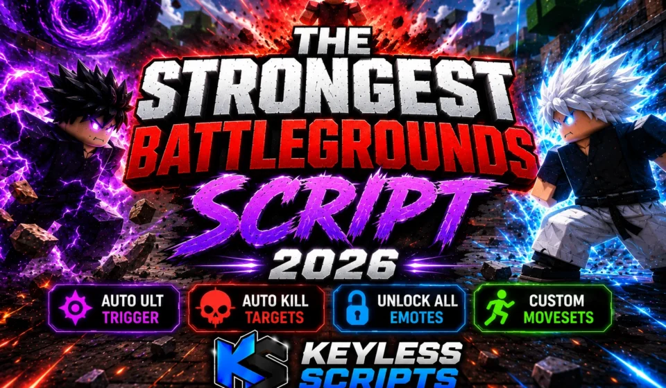 Best The Strongest Battlegrounds Script 2026, Unlock Emotes