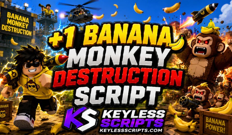 Top +1 Banana Monkey Destruction Script for Instant Wins