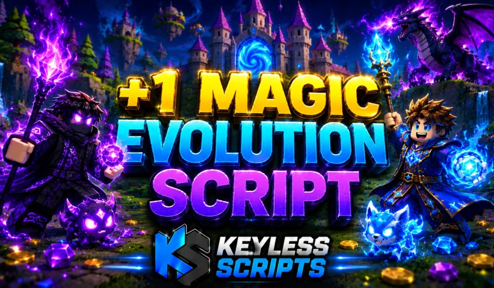 Top +1 Magic Evolution Script, Farm, Win, Rebirth, Fly