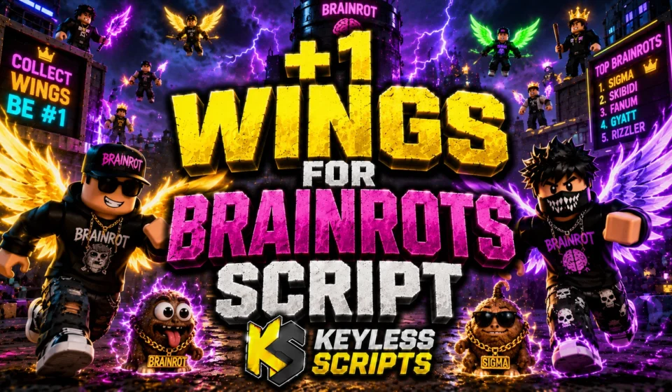 Top +1 Wings for Brainrots Script for Instant Rewards