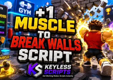 Top 3 +1 Muscle to Break Walls Script to Auto Rebirth