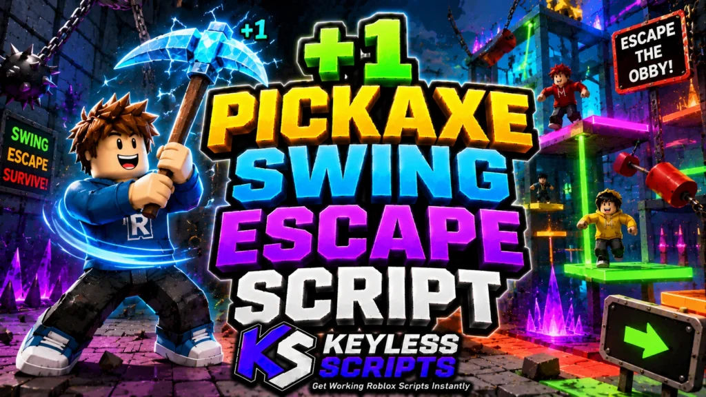 Top 5 +1 Pickaxe Swing Escape Script for Auto Farm