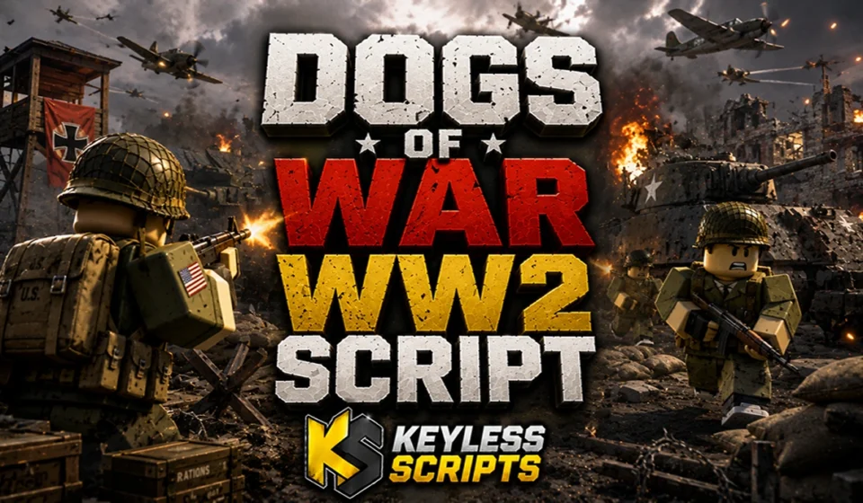 Top Dogs of War WW2 Script for Instant Progress