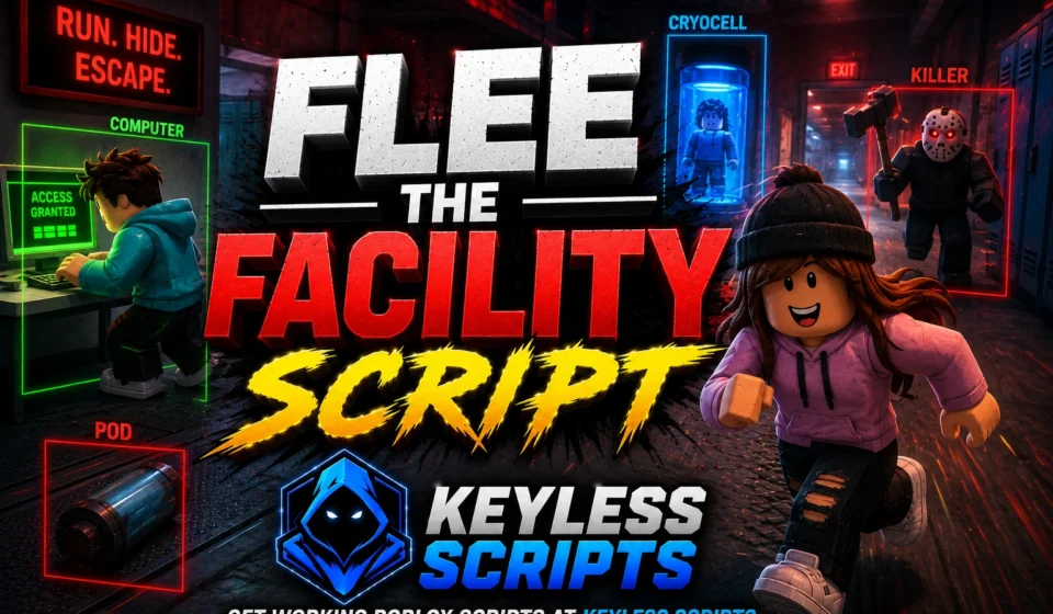 Top Flee the Facility Script, ESP, Hack, Speed, Pod