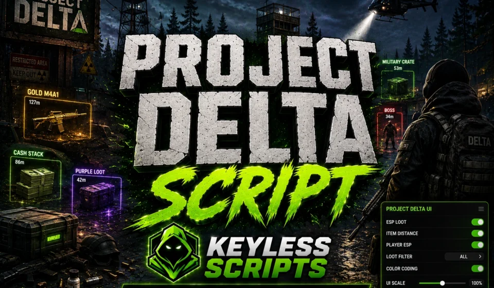 Top Project Delta Script, ESP, Loot, Dupe, UI