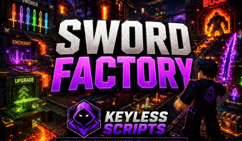 Top Sword Factory Script, Farm, Kill, ESP, Sniper