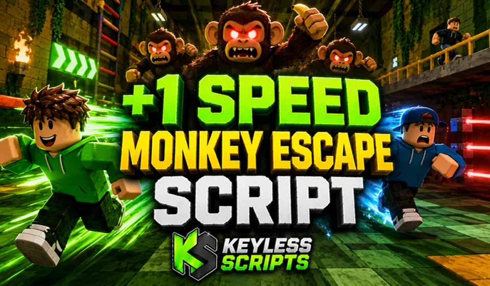 Working +1 Speed Monkey Escape Script to Dominate Fast