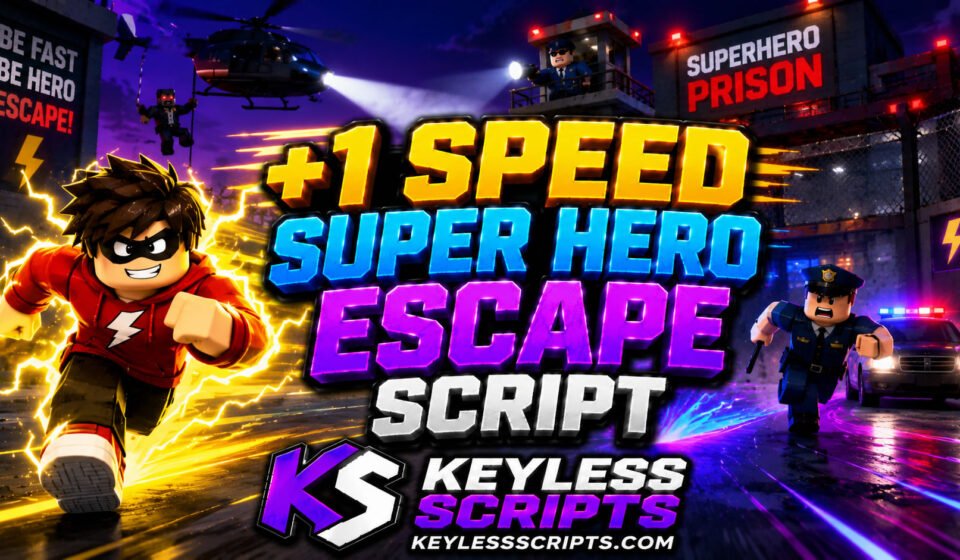 Working +1 Speed Super Hero Escape Script to Dominate Fast