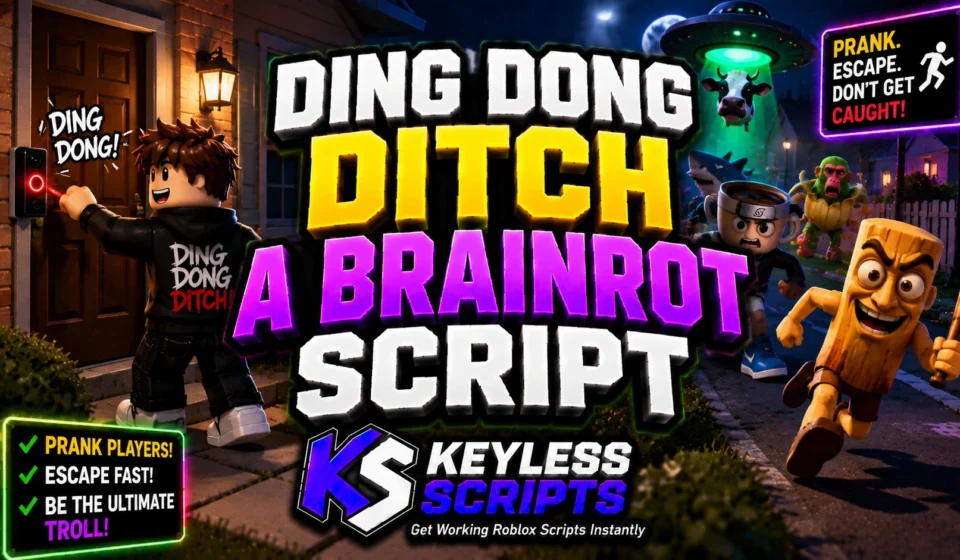 Working 3 Ding Dong Ditch A Brainrot Script for Auto Rebirth