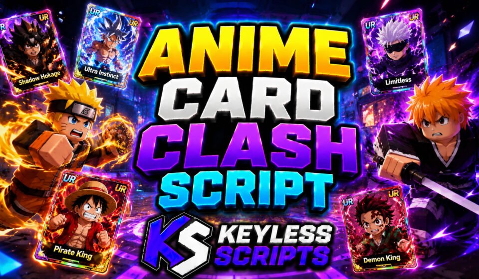 Working 5 Anime Card Clash Script Auto Raid