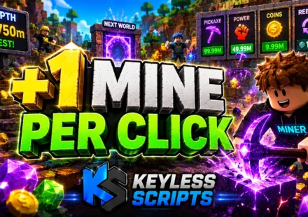 Top +1 Mine Per Click Script, Auto Farm, Keyless, 2026