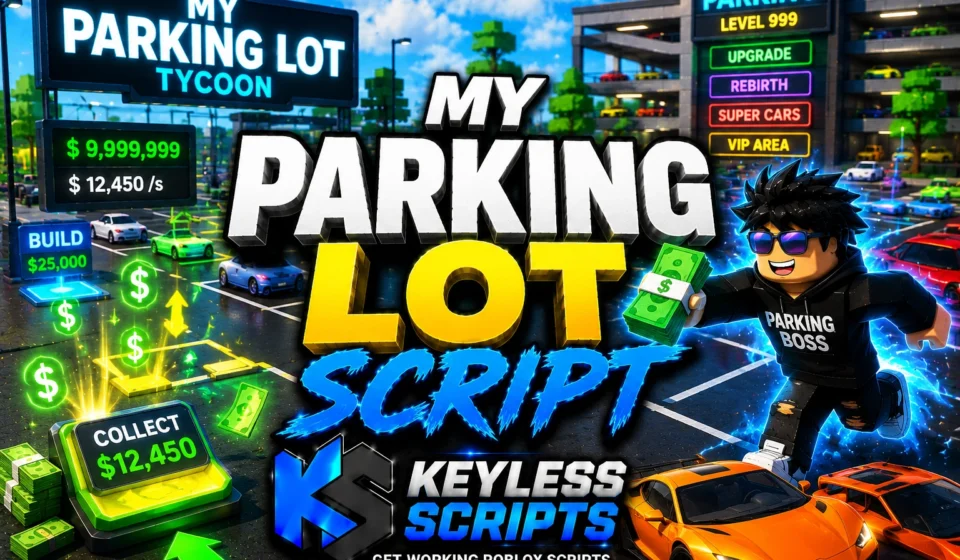 Top My Parking Lot Script, Upgrade, Cash, Tycoon, Farm