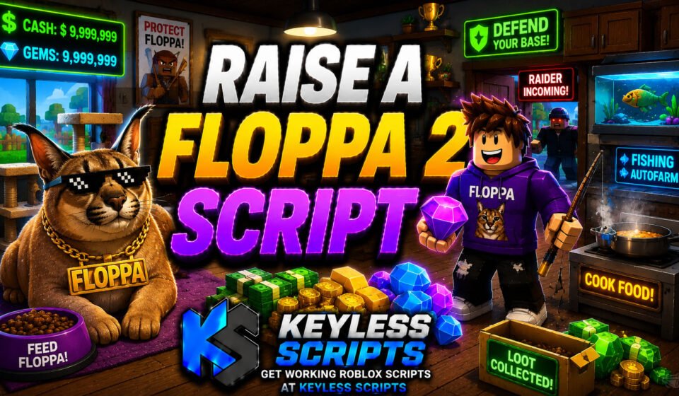 Top raise a floppa 2 Script, Farm, Fish, Cook, Gems