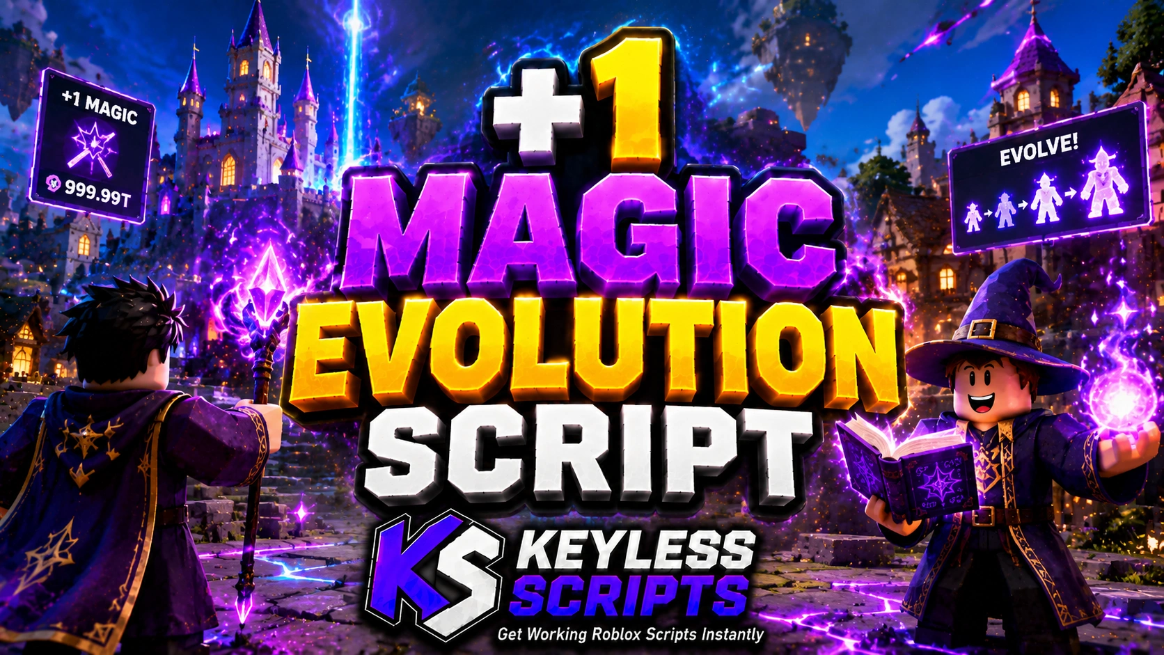 Working 5 +1 Magic Evolution Script for Auto Farm