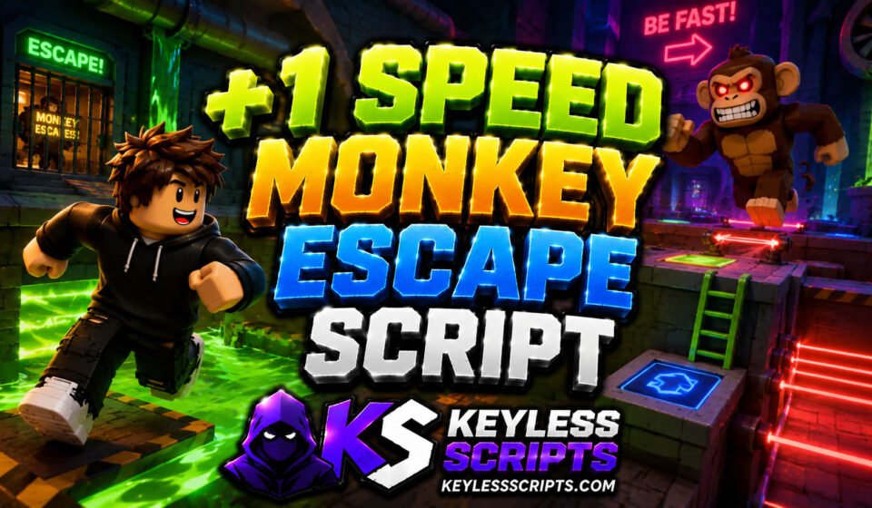 Best +1 Speed Monkey Escape Script to Dominate Fast