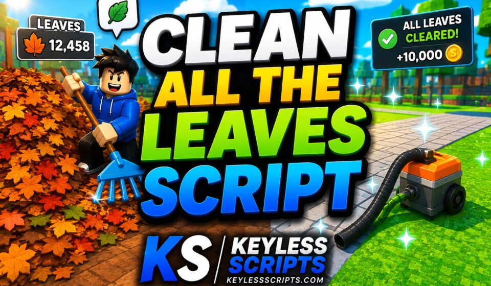 Best Clean all the leaves Script Loadstrings for Farming