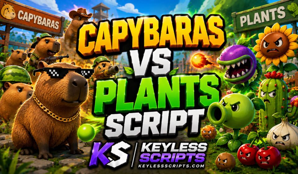 Capybaras VS Plants Script Options for Automated Gardening