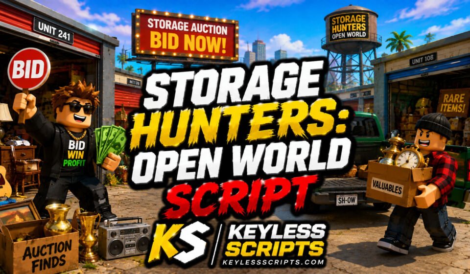 Storage Hunters: Open World Script Top Garage Farming Tools