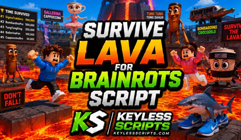 Survive LAVA for Brainrots Script Setup and Farming Guide
