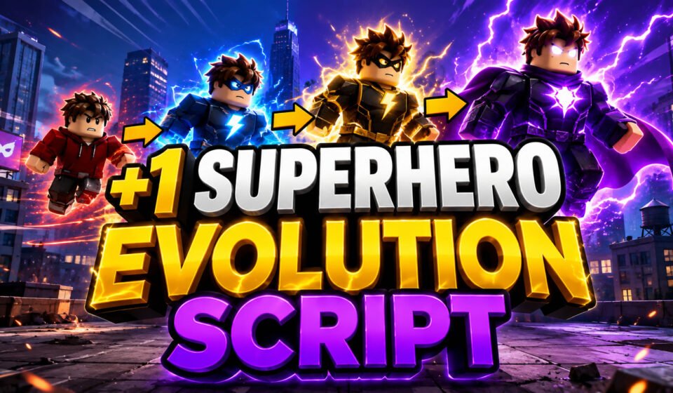 Top +1 Superhero Evolution Script Hubs for Auto Farm