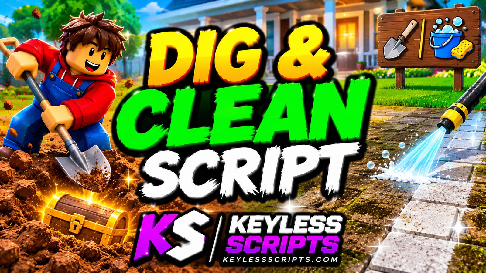 Top Dig & Clean Script Hubs with Keyless Access