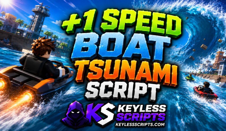 Working +1 Speed Boat Tsunami Script to Dominate Fast